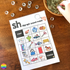Digraph Sound Mazes + I Spy Games - SH Sound