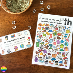 Digraph Sound Mazes + I Spy Games - TH Sound