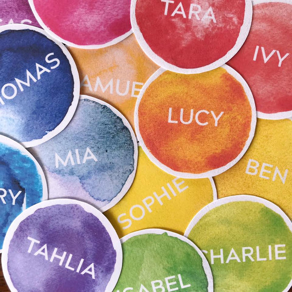 WATERCOLOUR PAINT Classroom Labels + Signs Pack