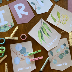 GUM LEAF Classroom Birthday Display