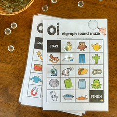 Digraph Sound Mazes + I Spy Games - OI Sound