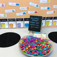 Shape Editable Posters + Word Wall BUNDLE