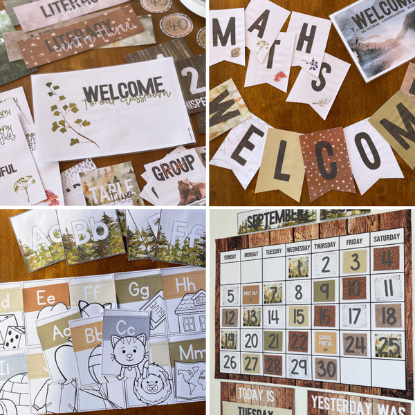INTO THE WOODS Classroom Decor BUNDLE | you clever monkey