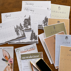 Woodland Simple Calendar | Editable Forest Theme Classroom Calendar Display | INTO THE WOODS