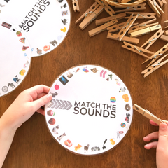 Initial Sound Wheels plus Matching Upper and Lower Case Letters