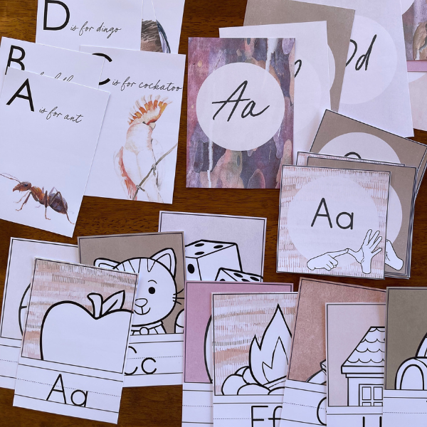 Modern Australian themed Alphabet Posters for Classroom Display | classroomHQ