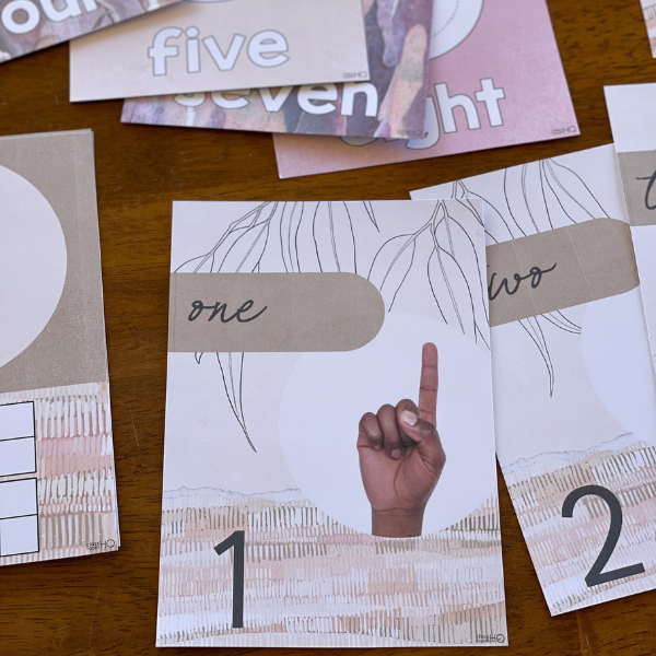 MODERN AUSSIE Number Posters - classroom HQ