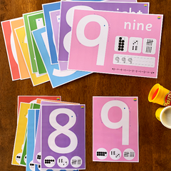 Number Playdough Prewriting Mats