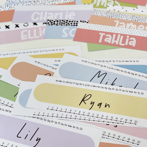 OVER THE RAINBOW Desk Plates | you clever monkey