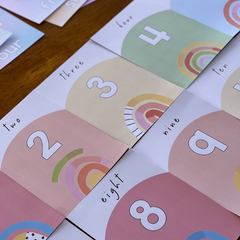 OVER THE RAINBOW Number Posters