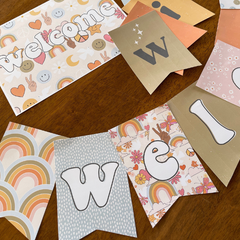 RETRO REWIND Classroom Bunting Pack