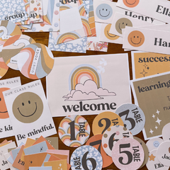 RETRO REWIND Classroom Labels + Signs Pack