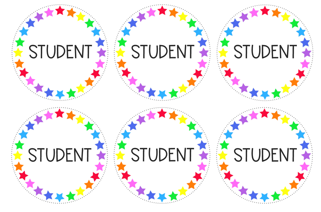 RAINBOW STAR Editable Classroom Labels + Signs