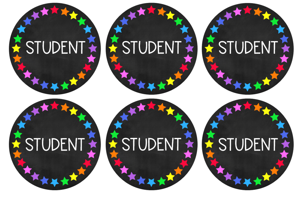 RAINBOW STAR Editable Classroom Labels + Signs