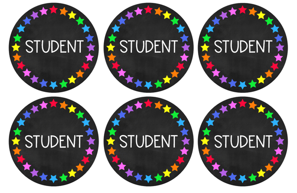 RAINBOW STAR Editable Classroom Labels + Signs