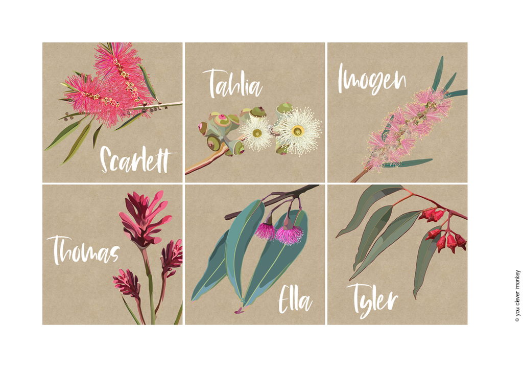AUSSIE FLORA Classroom Labels + Signs Pack