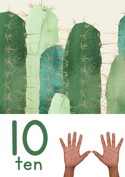 CACTUS Number Posters 0-30