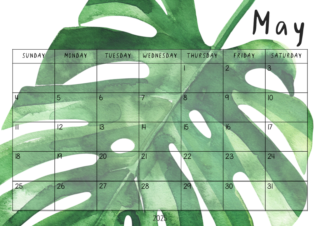 TROPICAL COAST Simple Calendar Classroom HQ Tropical coast simple calendar classroom hq