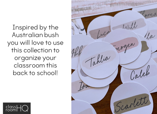 MODERN AUSSIE Classroom Labels + Signs Pack | classroomHQ