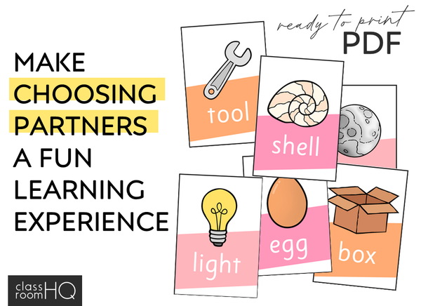 Pick A Partner - Compound Word Partner Cards Pack
