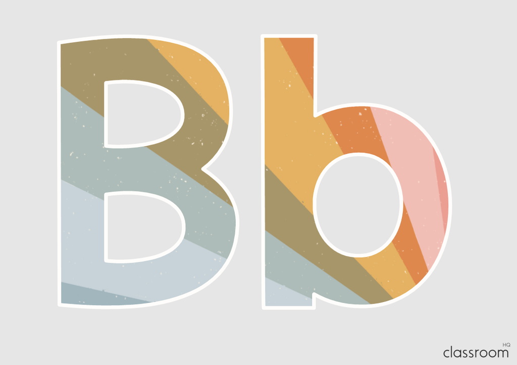 RETRO REWIND Classroom Lettering - classroom HQ