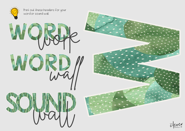 CACTUS Word Wall Pack
