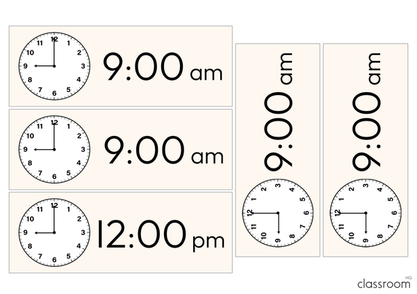RETRO REWIND Classroom Timetable Pack