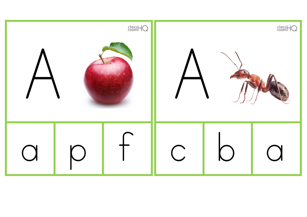 Upper And Lower Case Letter Match Activity Cards Classroom HQ Upper and lower case letter match activity cards classroom hq