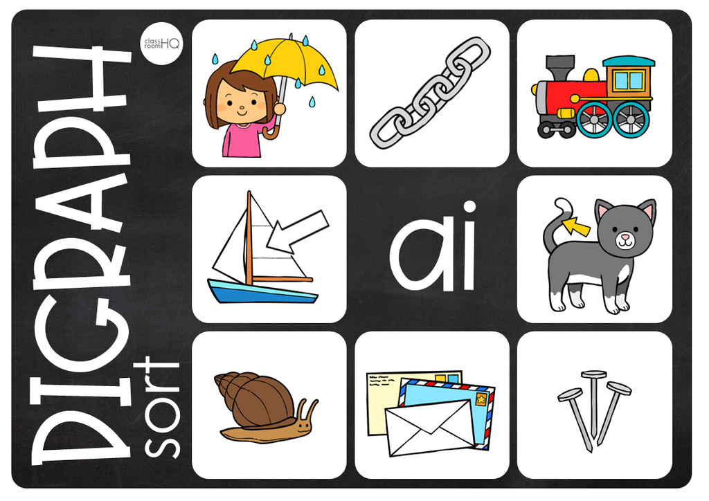 Digraph Sorting Pack - classroom HQ