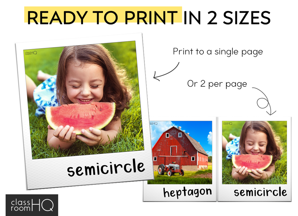 Non Fiction 2D Shape Posters With Real Life Photos Classroom HQ non-fiction-2d-shape-posters-with-real-life-photos-classroom-hq