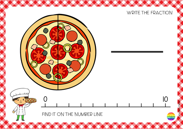 Pizza Fraction Mats