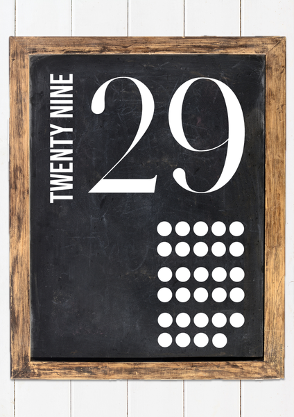 MODERN FARMHOUSE Number Posters