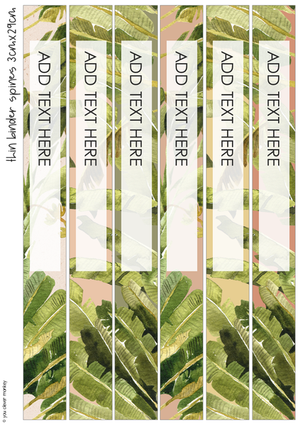 WILD TROPICS Binders + Book Covers Pack