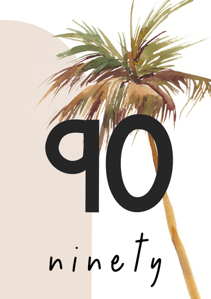 BOHO OASIS Number Posters