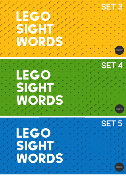 LEGO Sight Word Mats | classroomHQ