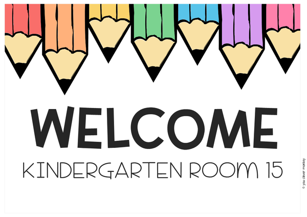 RETRO RAINBOW Classroom Labels + Signs Pack