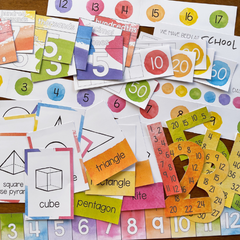 WATERCOLOUR PAINT Math Resources Pack