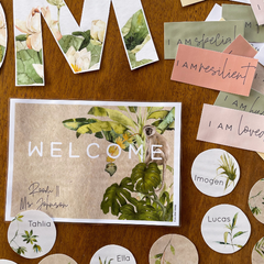 WILD TROPICS Classroom Door + Banner Display
