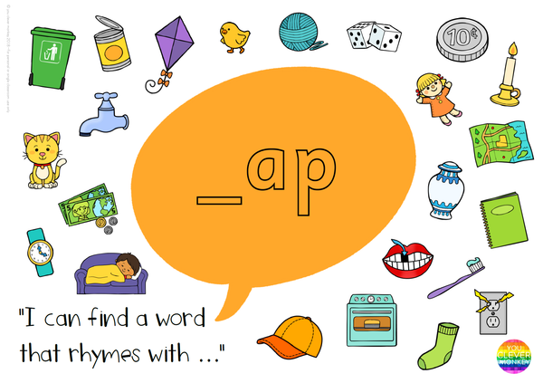 Word Family Short Vowel Sound Rhyming Word Mats