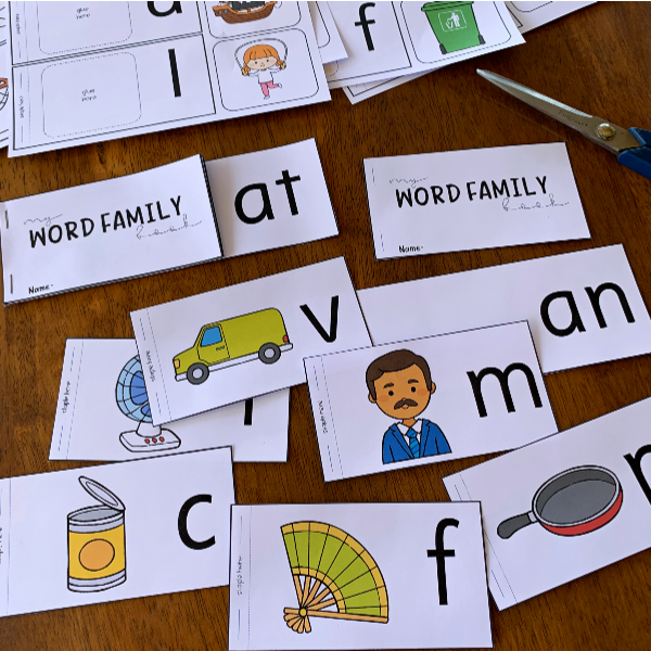 word-family-short-vowel-sound-flip-books